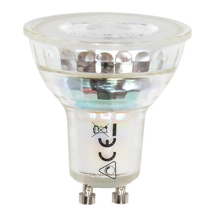 Dim-to-warm GU10 LED-spot, 3,8W (2200-2700K)