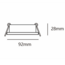 Moderne vippbar indbygget spotlampe, sort - Sam
