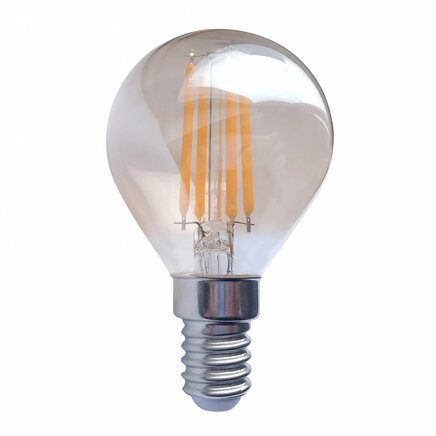E14 LED-filamentpære i amber 1,6W (2100K)