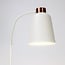 Gulvlampe Arch i hvid - justerbar