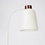 Gulvlampe Arch i hvid - justerbar