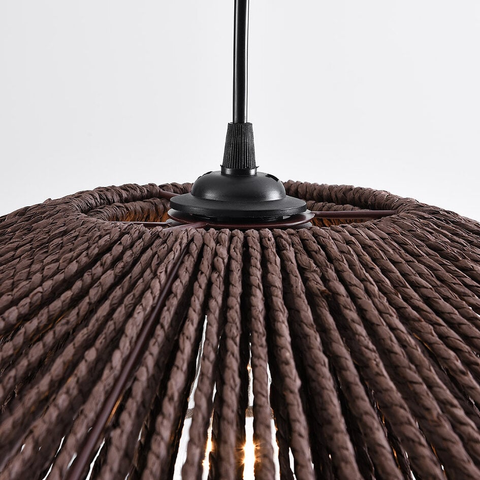Brun pendellampe af reb - Osaka