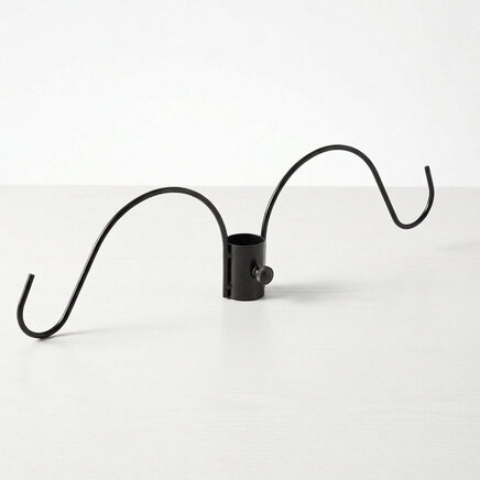 Lyskædeholder med 2 kroge til stolper