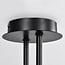 Loftlampe Nymo med 4 lyskilder - sort og marmorlook
