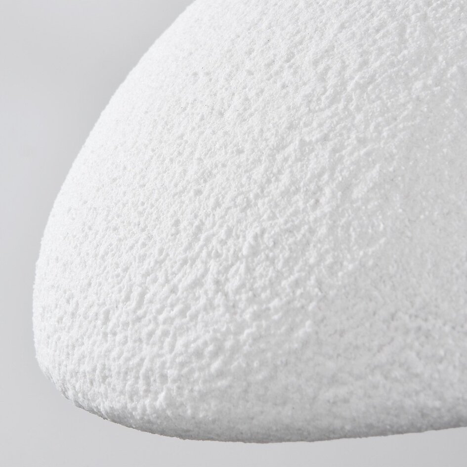 3-lys Wabi Sabi pendel hvid sten-effekt - Sora