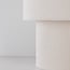 Bordlampe Tavolo med velourskærm - beige