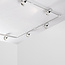 Sæt med 1-faset skinnesystem på 3 meter med Beam spots, hvid