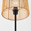 Gulvlampe Nord med naturlig skærm