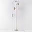 Gulvlampe Iki med to justerbare spots - beige, integreret LED