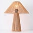 Bordlampe Naito i boheme af flettet reb