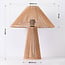 Bordlampe Naito i boheme af flettet reb
