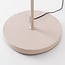 Buelampen Tatsu med plisseret stofskærm - beige