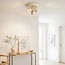 3-lys beige loftslampe med justerbare spots - Caro