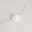 Gulvlampe Jesse, 3 lyskilder med mælkehvidt glas - beige