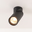 Synlig indbygget spot Minar – sort Ø6 cm
