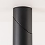 Synlig indbygget spot Minar – sort Ø6 cm