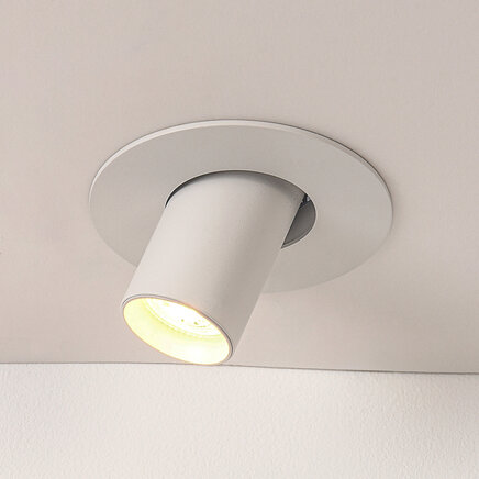 Synlig indbygget spot – hvid Ø10 cm