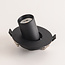Synlig indbygget spot – sort Ø10 cm