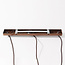 Pendel Palaio med 3 lyskilder - glasskærme i brun ombré