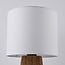 Boheme bordlampe Ranpu med hvid skærm