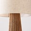 Gulvlampe Papira med hørskærm