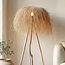 Boho-gulvlampe i rattan - Sunroot