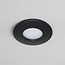 Moderne indbygningsspot, IP44 - Rex - sort