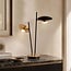 Bordlampe Lydia, 2 lyskilder med integreret LED i sort med guld