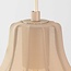 Japandi pendel Senji med 3 lyskilder - sandtaupe og tre hørskærme