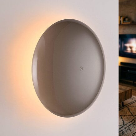 Væglampe Ariso med genopladelig LED og touchdæmper - taupe