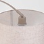 Buelampe Lerava med hørskærm - beige