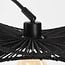Buelampen Sarah med skærm af papirsnor - sort