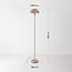 Gulvlampe Sorai svampedesign i metal - beige