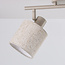 Loftlampe Avan, 2 justerbare hørskærme - beige