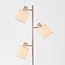 Gulvlampe Avane, 3 lyskilder med justerbare hørskærme - beige