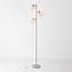 Gulvlampe Avane, 3 lyskilder med justerbare hørskærme - beige