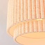 Loftlampe Vessa med lagdelt linnedskærm