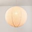 Pendel Amare med rund hørskærm Ø60 cm - beige