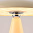 Genopladelig bordlampe Ariso med touchdæmper og justerbart lys - creme