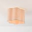 Loftlampe Hiru med hørskærm Ø40 cm - beige