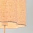 Bordlampe Hiron, beige med hørskærm