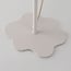 Bordlampe Hiron, beige med hørskærm