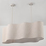 Pendel Hirom, 2 lyskilder med hørskærm - beige