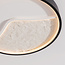 Loftlampe Ceres i sort og beige med 3-trins dæmpbar LED