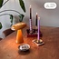 Bordlampe Ariso, genopladelig med berøringsdæmper, justerbar farvetemperatur - orange