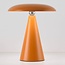 Bordlampe Ariso, genopladelig med berøringsdæmper, justerbar farvetemperatur - orange