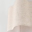 Loftlampe Hiru med hørskærm Ø40 cm - beige