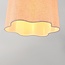 Loftlampe Hiru med hørskærm Ø40 cm - beige