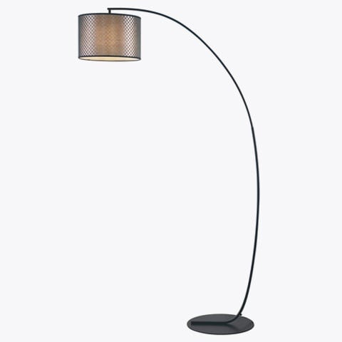 Bueformede gulv- og standerlamper