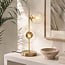 Bordlampe Ethan, 2 lyskilder - bronze med transparent glas
